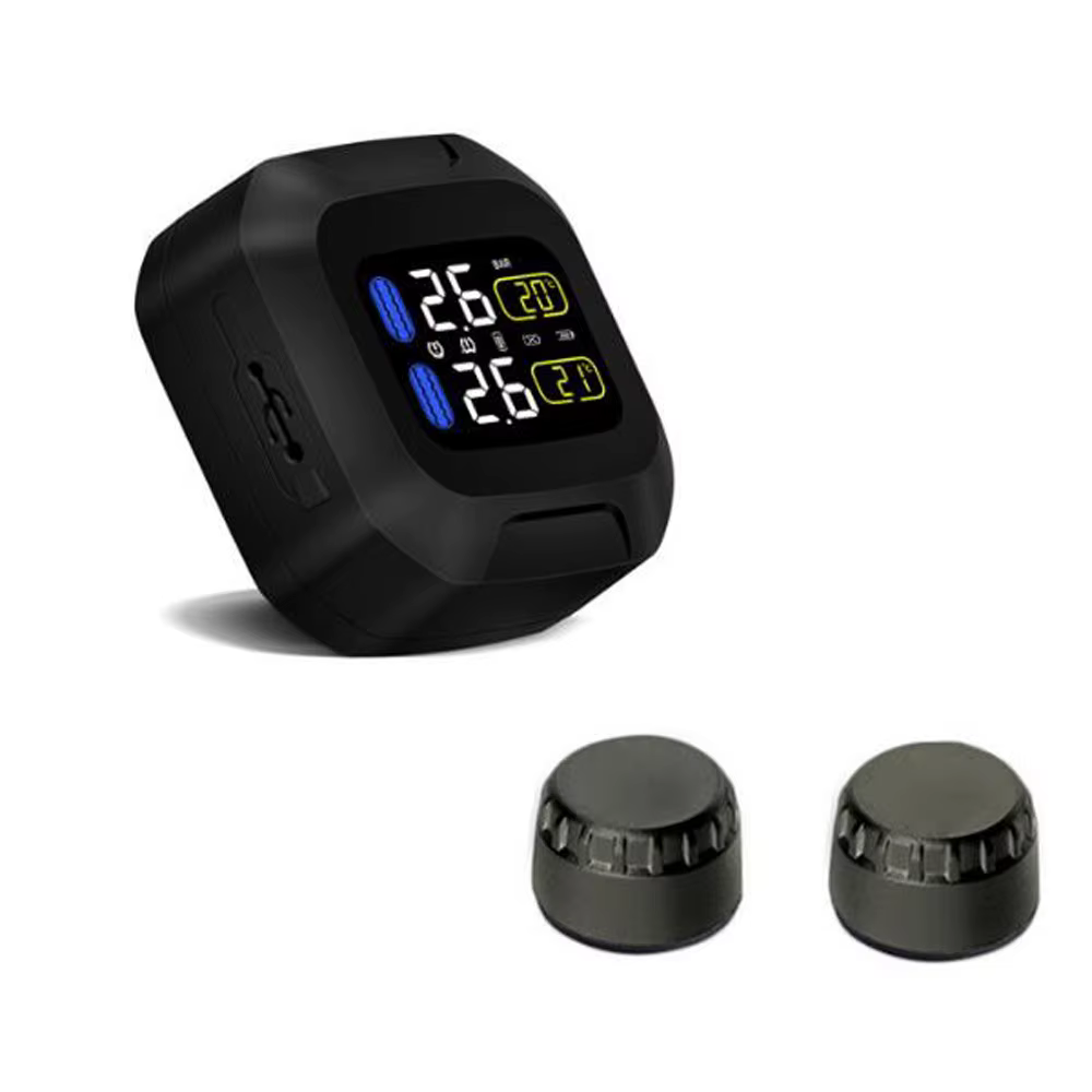 TPMS para moto con pantalla LCD y sensores externos - imagen 2