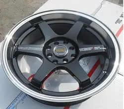 Llantas aleación TE37 17" multitaladro – Honda Nissan Toyota