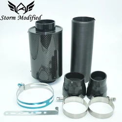 Kit admisión aire frío carbono SuTong universal: filtro racing