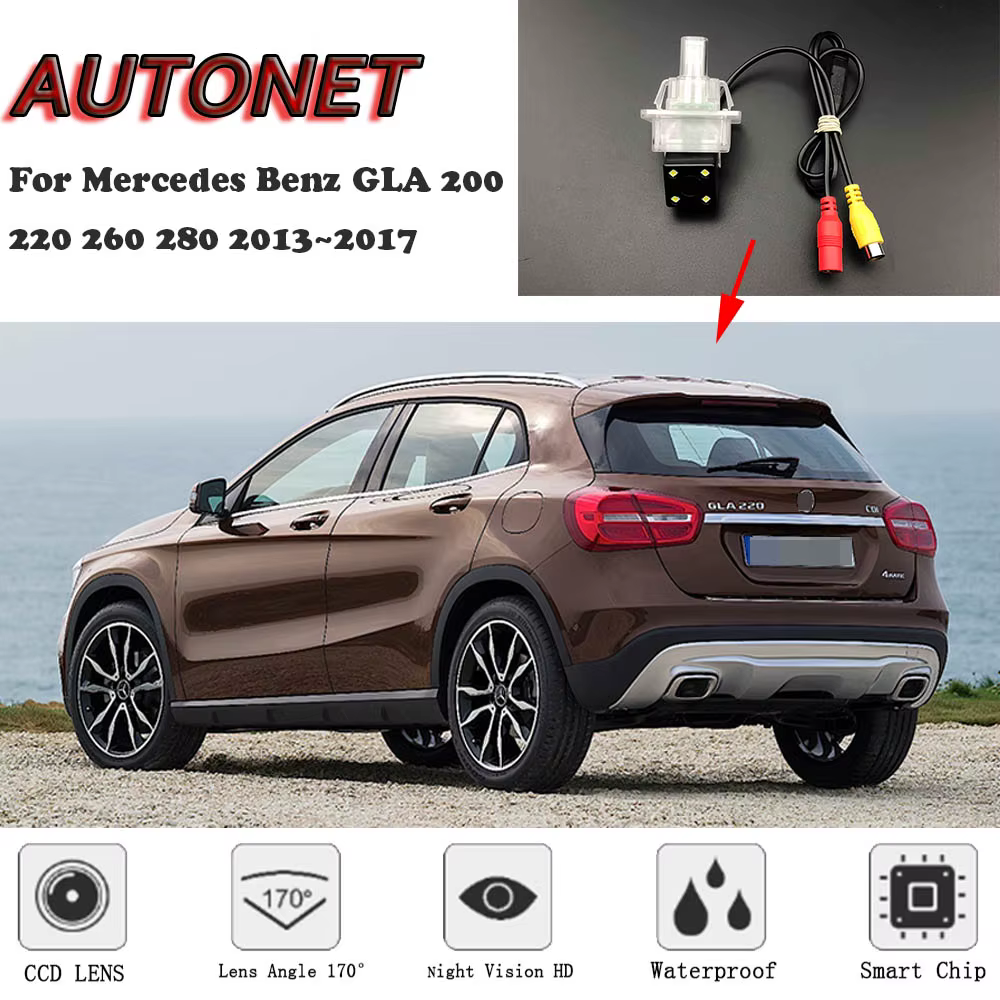 Cámara trasera AUTONET visión nocturna – Mercedes GLA 2013-2017