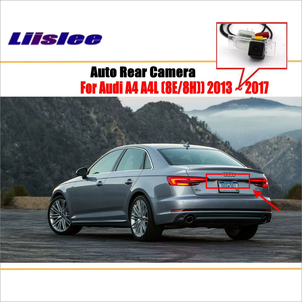 Cámara de marcha atrás CCD HD para Audi A4/A4L (8E/8H)