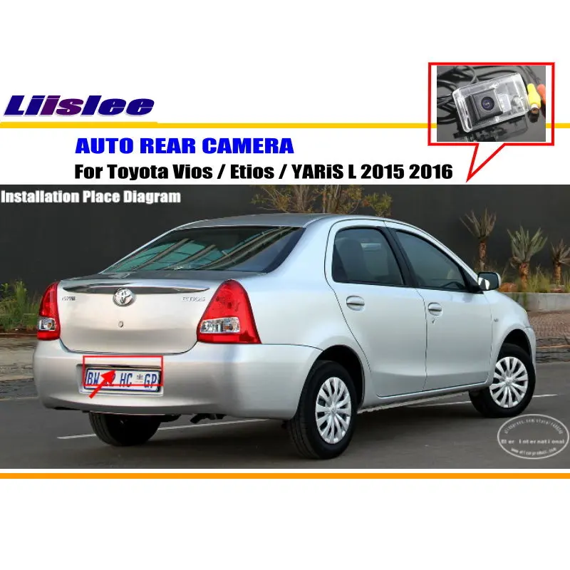 Cámara de visión trasera Toyota Vios/Etios/Yaris L 2015-2016 HD CCD - imagen 2