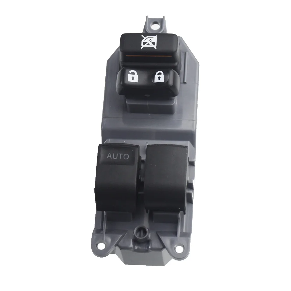 Detalle del interruptor de elevalunas delantero