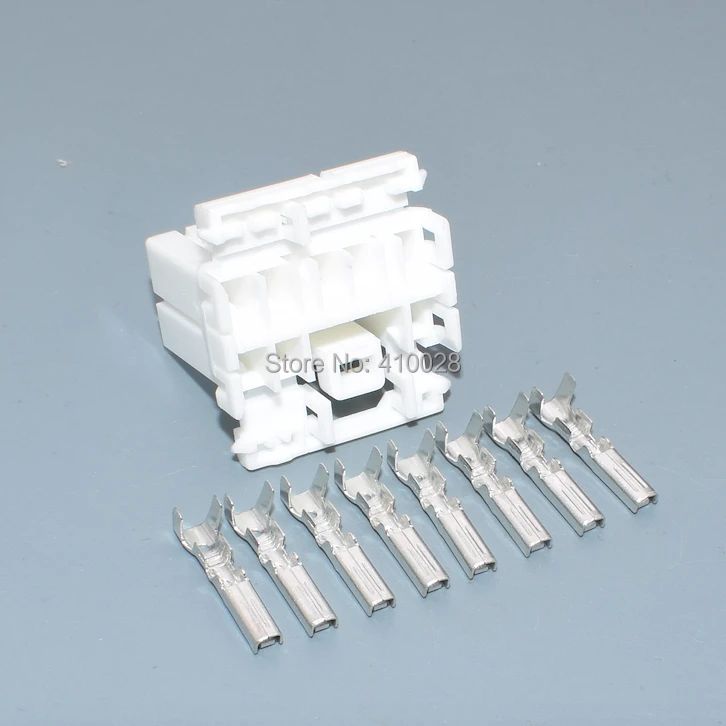 Carcasa de conector hembra de 8 pines para arnés de automóvil
