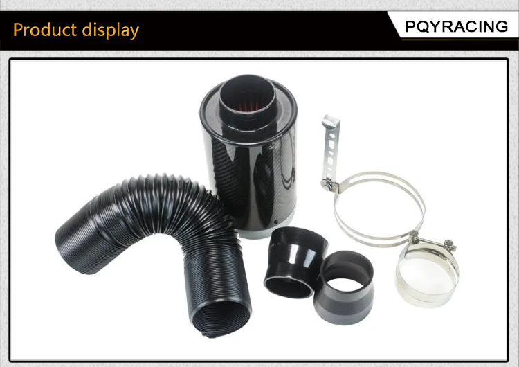 Kit de admisión fría con tubo de carbono ajustable