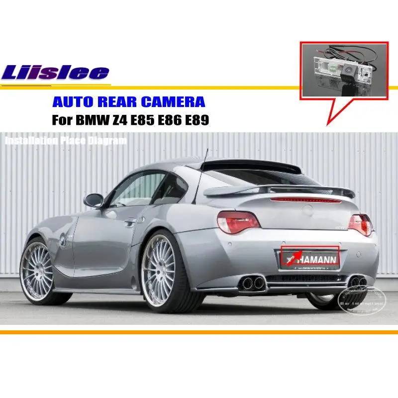 Cámara de marcha atrás CCD para BMW Z4 E85, E86 y E89 (RCA)