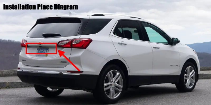 Cámara trasera CCD HD para Chevrolet Equinox 2017-2018
