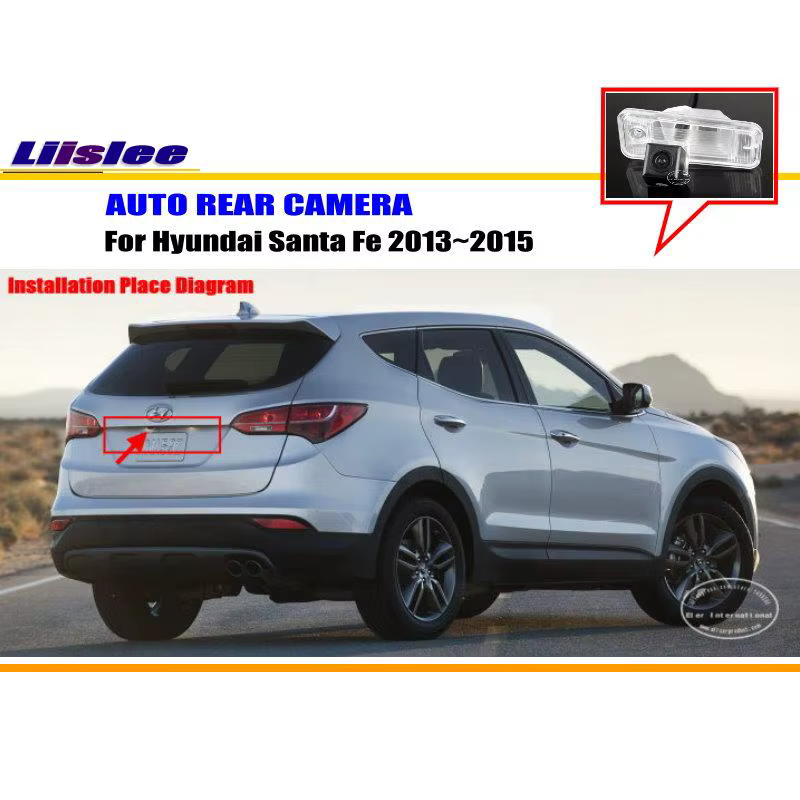 Cámara marcha atrás Maxcruz HD CCD para Hyundai Santa Fe DM/NC