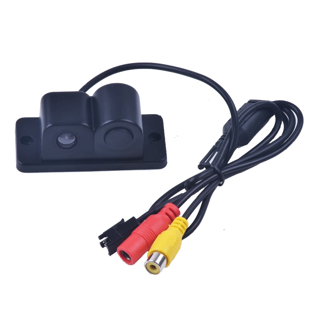 Kit de cámara de marcha atrás CCD con sensores y aviso LED