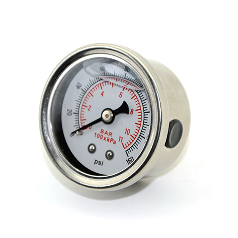 Manómetro presión aceite y combustible 0-160 PSI Universal líquido 1/8 NPT - imagen 2