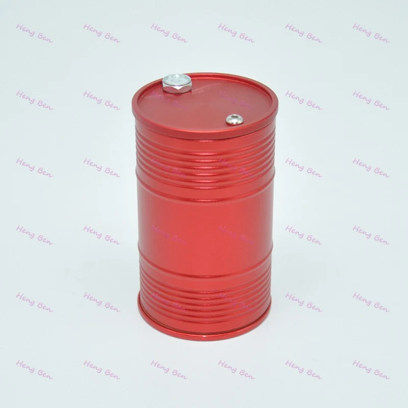 Cenicero de coche de aleación de aluminio estilo tambor de aceite, universal - imagen 3