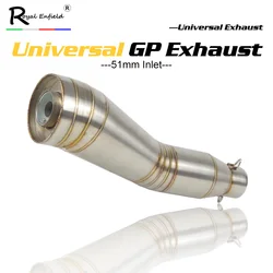 Silenciador de escape universal 51 mm para moto Honda, Yamaha y KTM