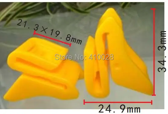 Clips de plástico para retenedor de parachoques trasero en Nissan 85284EG000