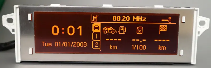 Pantalla USB Bluetooth 12 pines roja – Peugeot 307, 207 y Citroën C4 - imagen 2