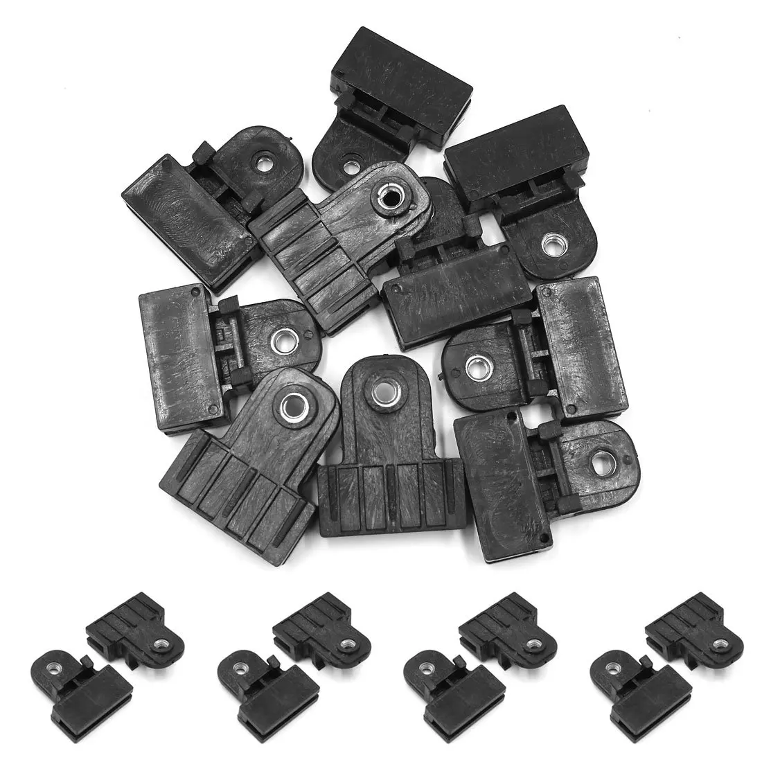 Autohaux Grapas de sujeción para canal de ventanilla, ranura de 5 mm - imagen 3