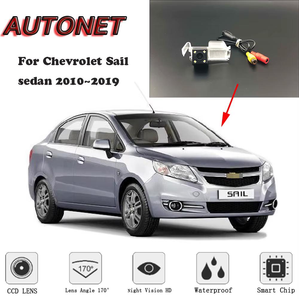 Cámara matrícula visión nocturna AUTONET HD – Chevrolet Sail 2010-2019