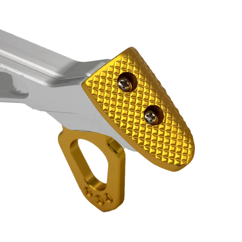 MoFlyeer-pata de cabra para motocicleta, soporte lateral de aleación de aluminio CNC, estándar de calle - imagen 3