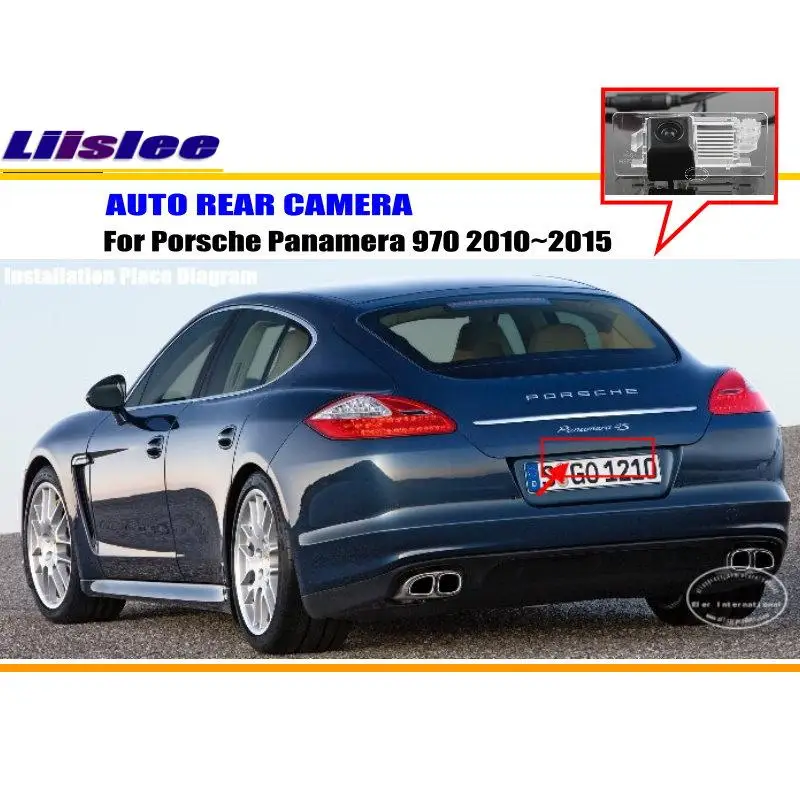 Cámara trasera de aparcamiento CCD HD para Porsche Panamera 970