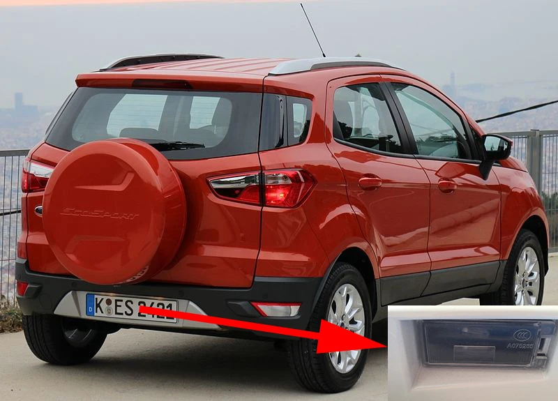 Detalle de la cámara de matrícula para Ford EcoSport