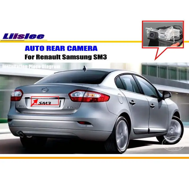 Cámara de visión trasera CCD HD para Renault Samsung SM3