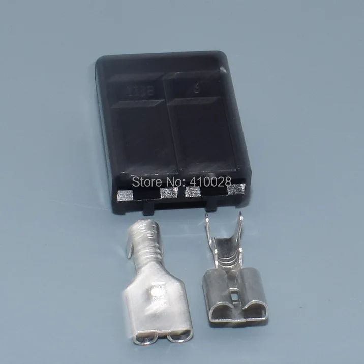 Enchufe bomba de aceite hembra 2 pines 6,3mm compatible – OEM 346027-1 - imagen 3