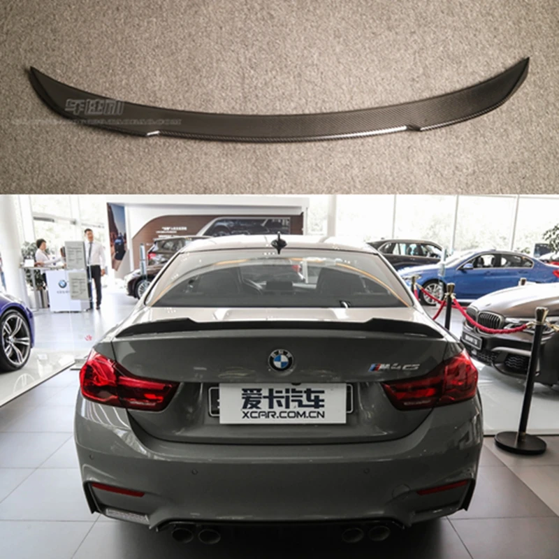 Alerón trasero fibra de carbono estilo CS para BMW M4 F82 Coupe - imagen 2