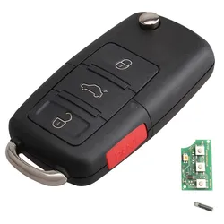 Mando llave 3 botones 315 MHz HLO1J0959753CC AM para VW