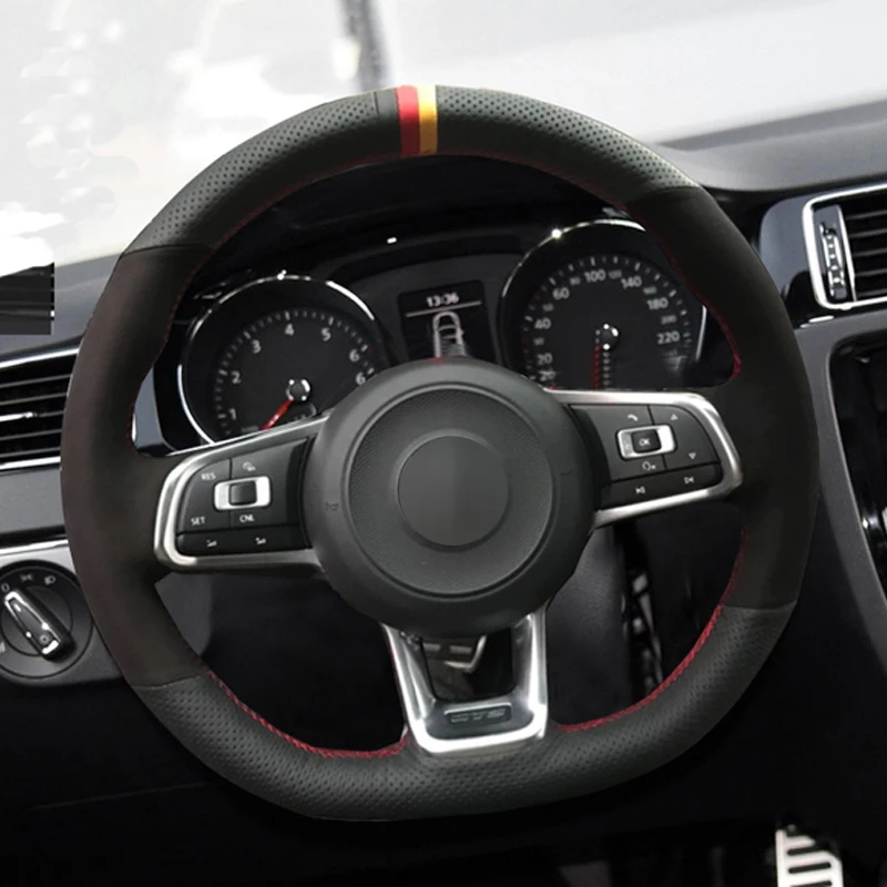 Funda de volante gamuza carbono VW Golf 7 GTI/R (2015-2016) - imagen 2