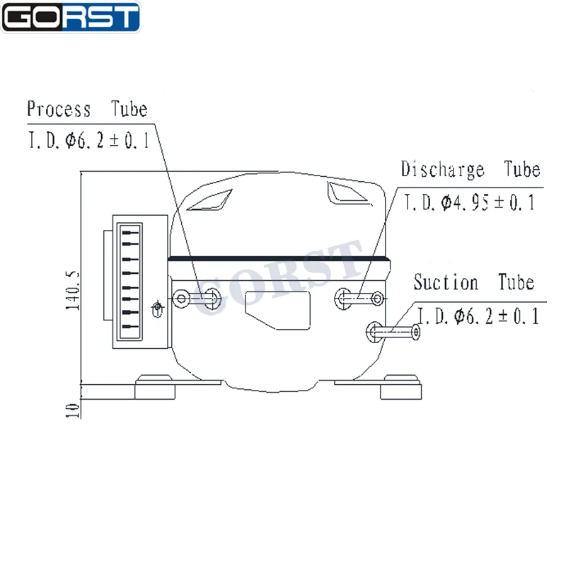 Compresor QDZY60D con controlador electrónico