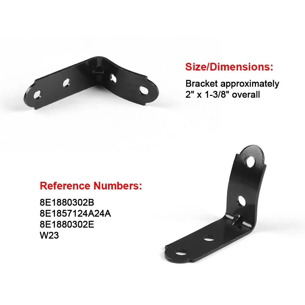 Kit reparación guantera con tornillos negro – Audi A4 S4 RS4 B6 B7 8E - imagen 4