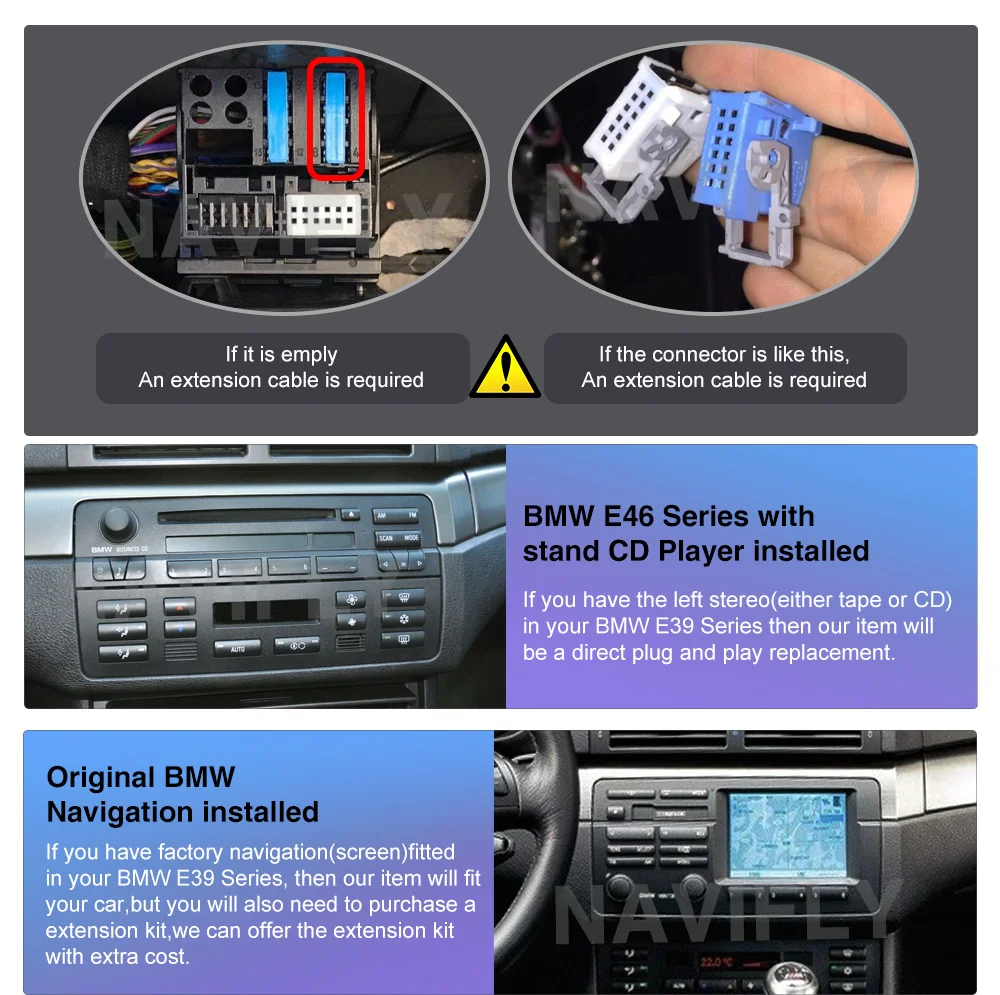 Radio JIUYIN para BMW E46