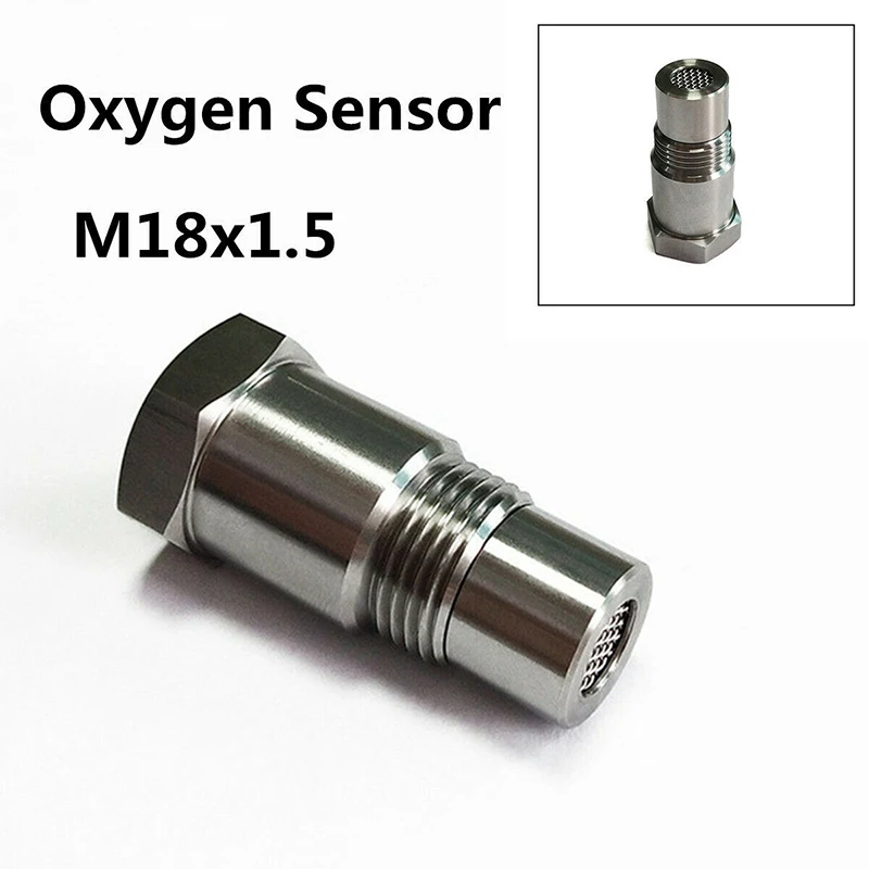 Adaptador sonda lambda O2 con mini catalizador y espaciador - imagen 2