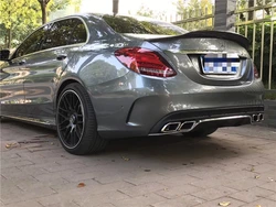 Alerón de maletero High Kick de carbono PSM Style – Mercedes W205 C63 AMG