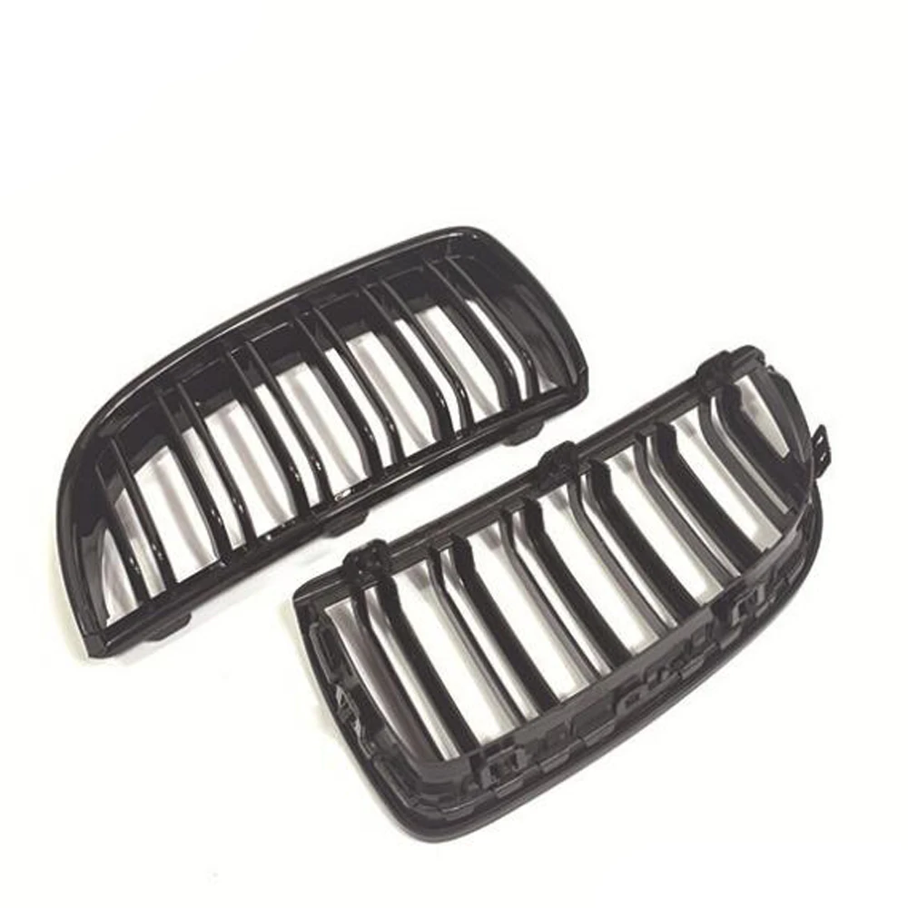 Parrilla de riñón BMW E90 en carbono negro brillo - imagen 5