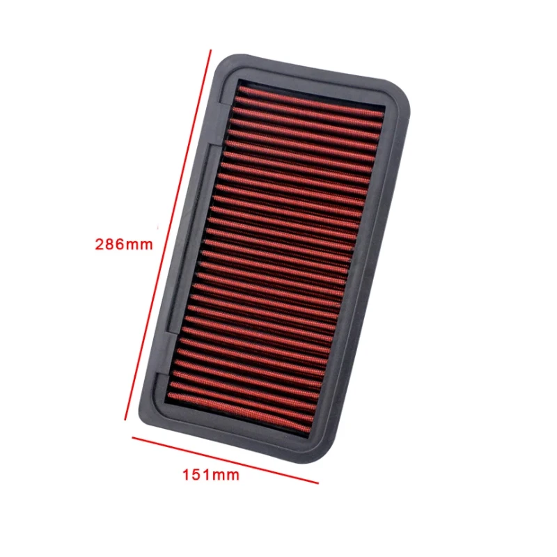 Dimensiones y forma del filtro