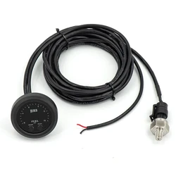 Manómetro digital de combustible 52 mm, 0-15 PSI, sensor 1/8 NPT