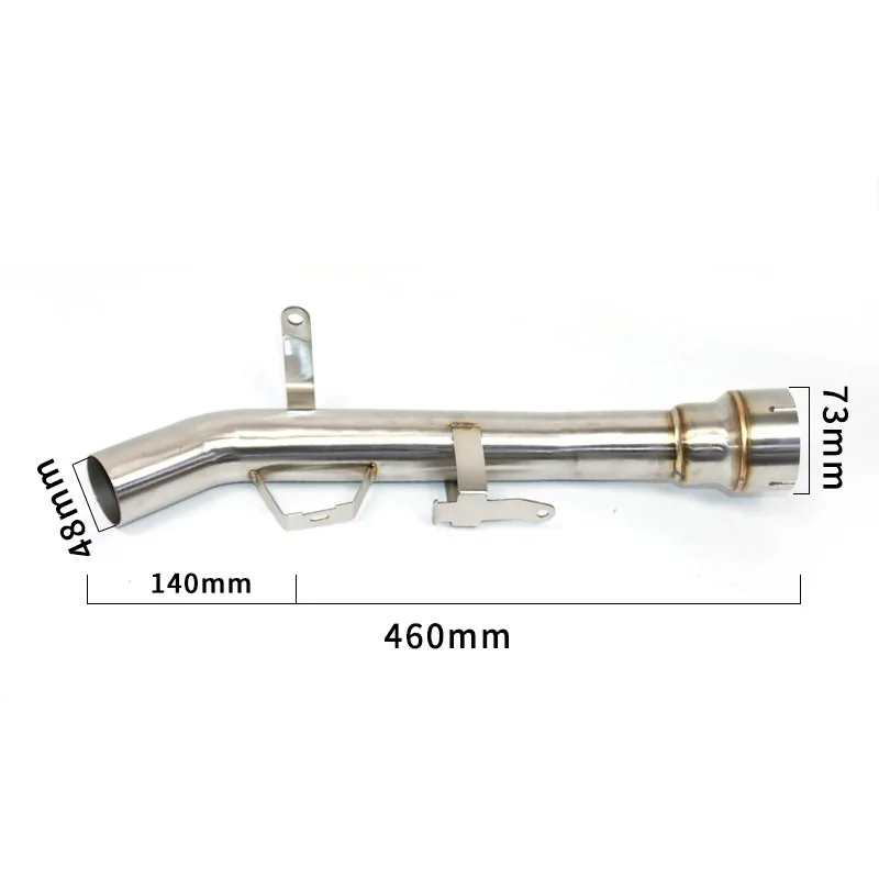 Eliminador Decat, tubo de escape inferior, silenciador de motocicleta, tubo medio, reemplaza el catalizador de existencias para KAWASAKI Z900 17 2018 2019 2020 2021 - imagen 2