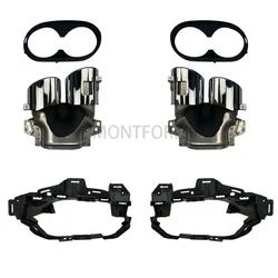 Silenciador trasero con puntas de escape para Mercedes GLB X247