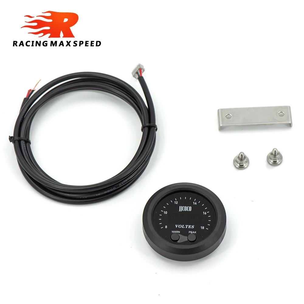 Voltímetro LED rojo 52mm 8-18V Serie S - imagen 4