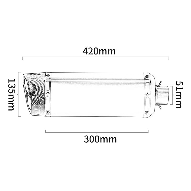 Escape Yoshimura silenciador doble salida – Kawasaki ER6N Z900 KTM Duke - imagen 2