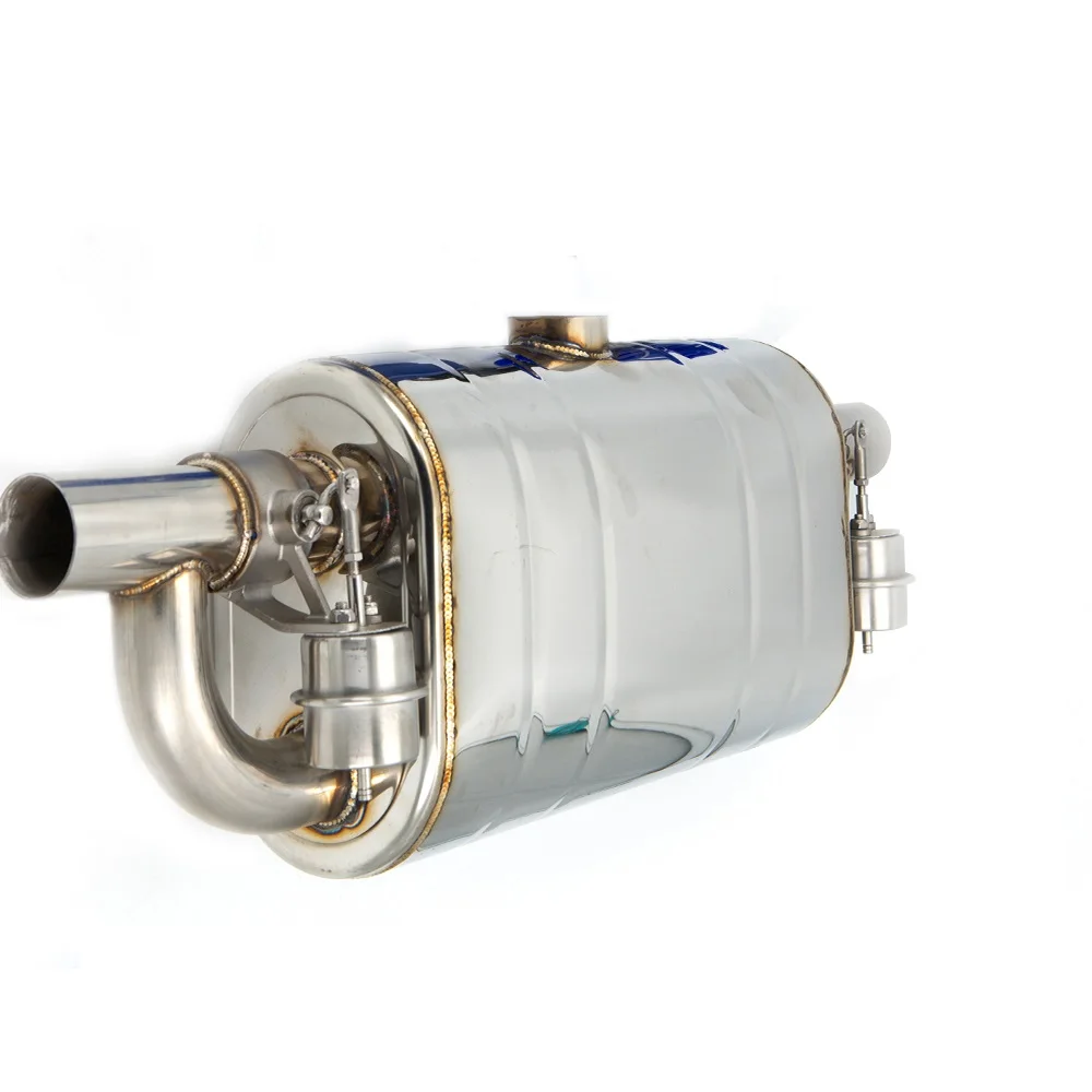 Tubo escape deportivo válvula variable con mando distancia inox 1×2 - imagen 4