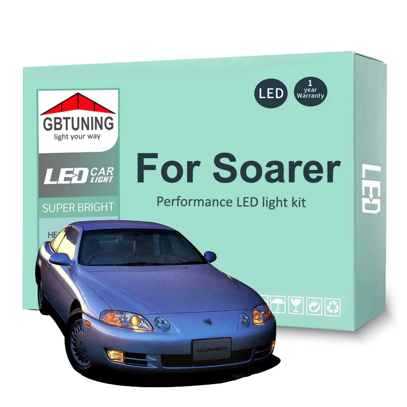 Bombillas LED Canbus interior – Toyota Soarer Z10-Z30 con herramientas
