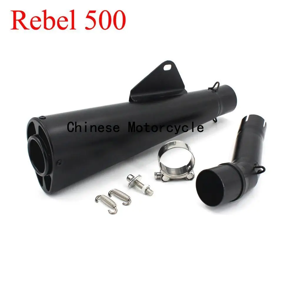 Sistema de escape Honda Rebel 500 2017-2020 en acero inoxidable - imagen 2