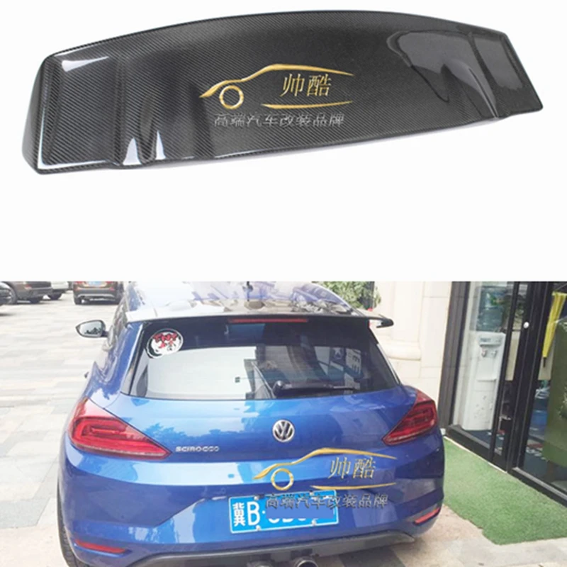 Alerón de techo de fibra de carbono para VW Scirocco 2015-2017 - imagen 2