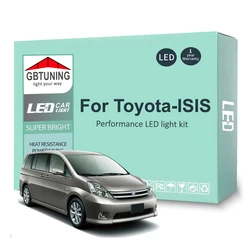 Kit bombillas LED Canbus interiores Toyota ISIS 2004-2018
