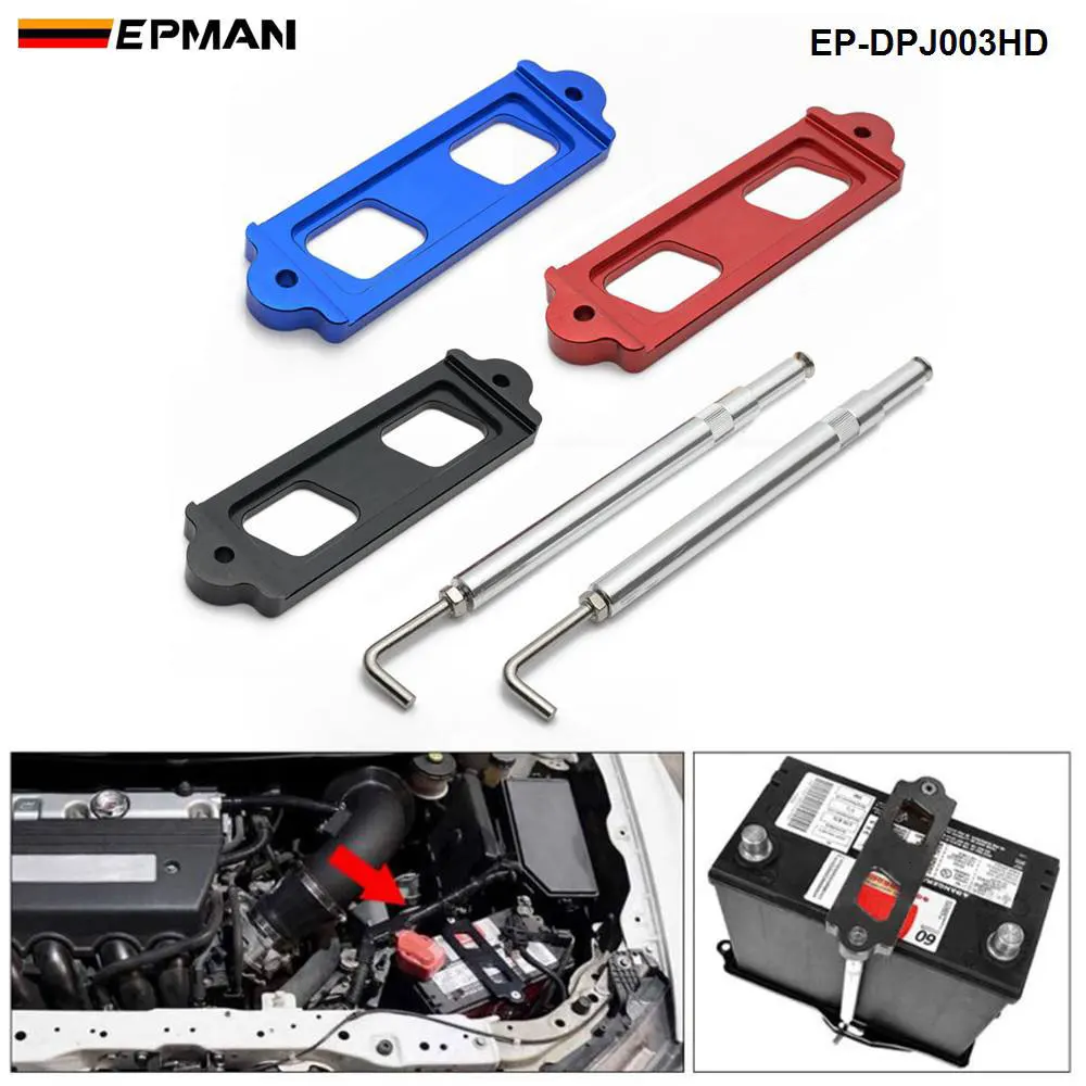 EPMAN kit de sujeción de batería Honda Civic, CRX, S2000 e Integra RSX