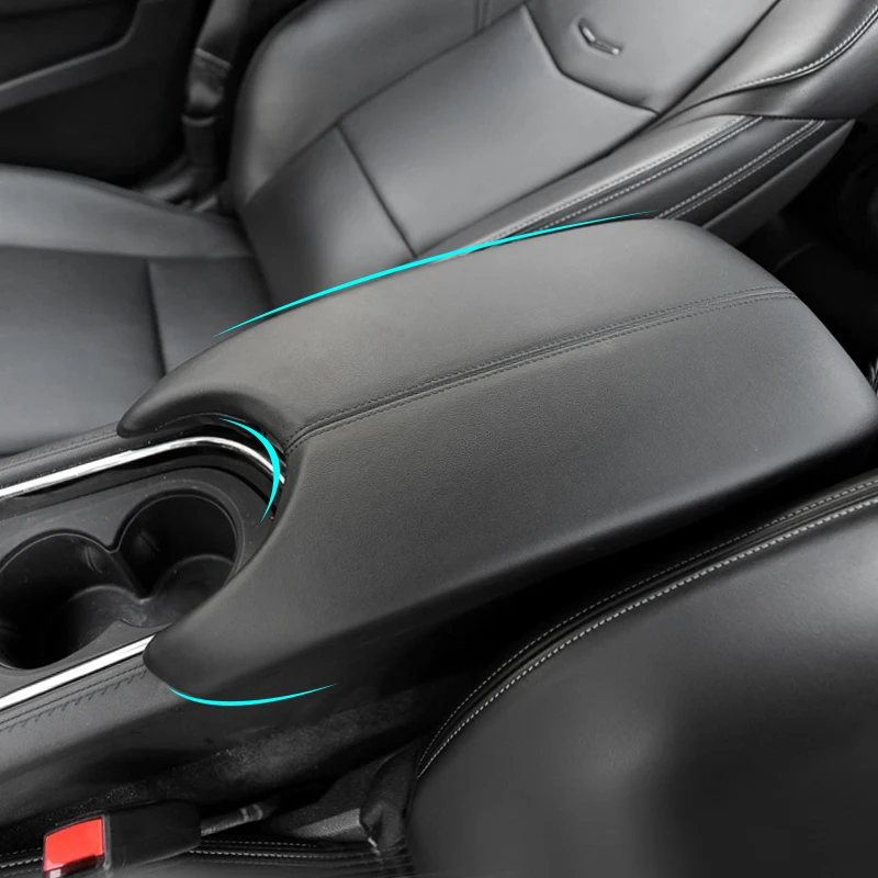 Funda de reposabrazos central de microfibra para Cadillac ATS 2013-2019