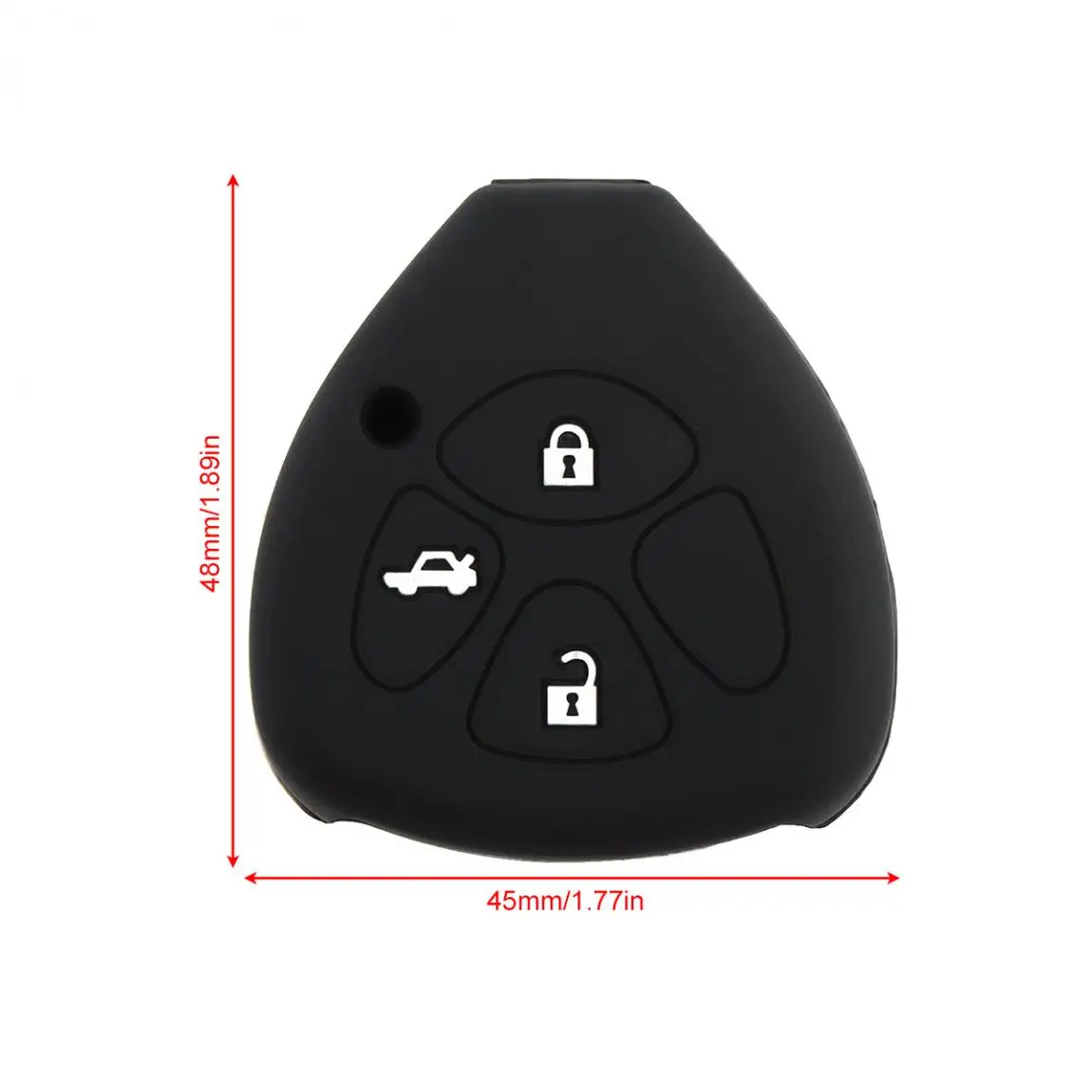 Funda de silicona para llave Toyota de 2 botones – Corolla y Yaris - imagen 2
