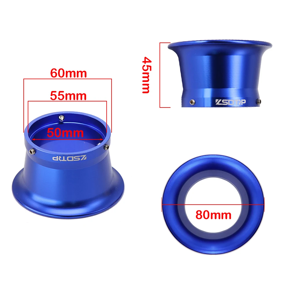 Filtro aire ZS Racing 55mm con malla para carburador PWK 32-34mm - imagen 2