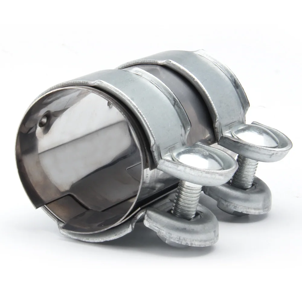 Conector de tubo de escape con abrazadera – 2,0 a 2,5 pulgadas